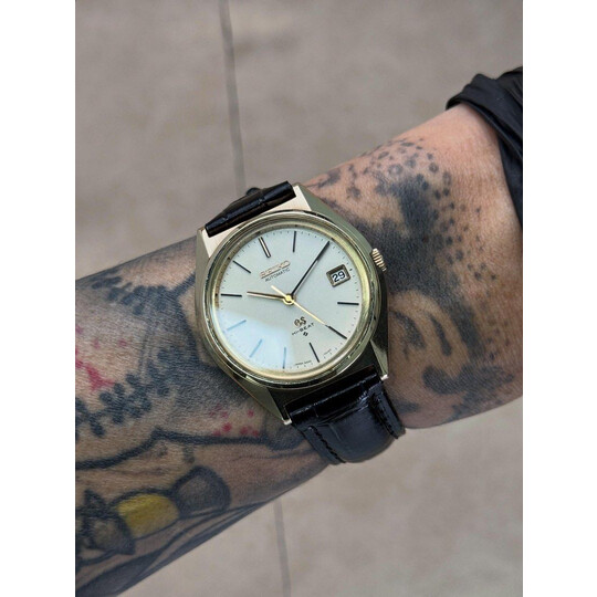 37mm • 1970 Grand Seiko 5645-7010 Gold Cap 56GS Hi-Beat 28800vph